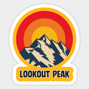 Lookout Peak Sticker